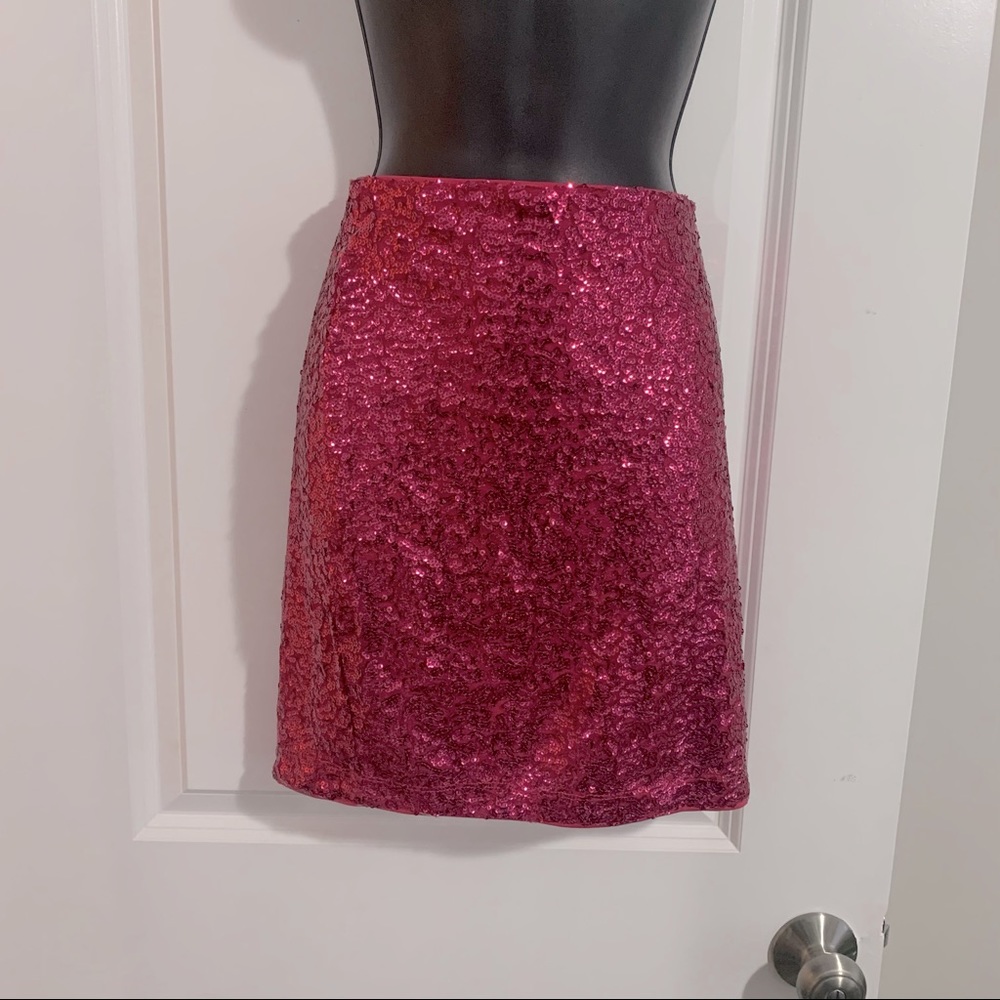 H&M sequin skirt